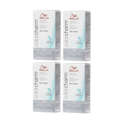 Wella Color Charm T11 Lightest Beige Blonde Permanent Liquid Hair Toner - T10 Pack of 4