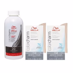 , Dev (Vol.20) 3.6oz) Wella Color Charm T11 Lightest Beige Blonde Permanent Liquid Hair Toner - T10 (2x