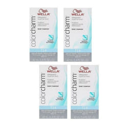 Wella Color Charm T11 Lightest Beige Blonde Permanent Liquid Hair Toner - T14 Pack of 4