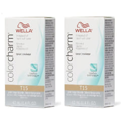 Wella Color Charm T11 Lightest Beige Blonde Permanent Liquid Hair Toner - T15 + T15