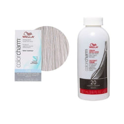 3.6oz) Wella Color Charm T11 Lightest Beige Blonde Permanent Liquid Hair Toner - T14 & Dev (Vol. 20