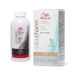 3.6oz) Wella Color Charm T11 Lightest Beige Blonde Permanent Liquid Hair Toner - T15 & Dev (Vol. 20