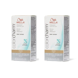 Wella Color Charm T28 Natural Blonde Permanent Liquid Hair Toner - T27 + T27