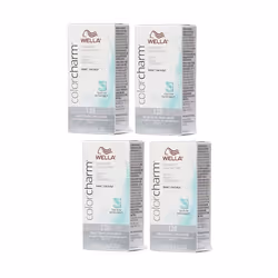 Wella Color Charm T28 Natural Blonde Permanent Liquid Hair Toner - T28 Pack of 4