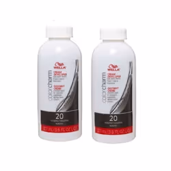 3.6oz, 2pks) Wella Color Charm T28 Natural Blonde Permanent Liquid Hair Toner - Extra Dev (Vol.20