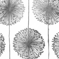 Muriva Dandelion Silver Wallpaper J04209