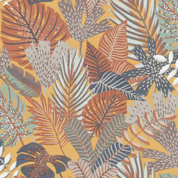 Eden Wallpaper Collection Khasi Jungle Ochre Muriva M36902