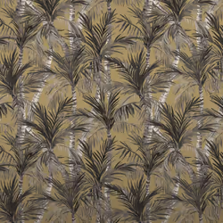 DUTCH WALLCOVERINGS Wallpaper Palm Trees Gold and Black Wall Covering Panel