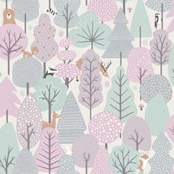 My Kingdom Wild Wood Pink & Teal Muriva M51603
