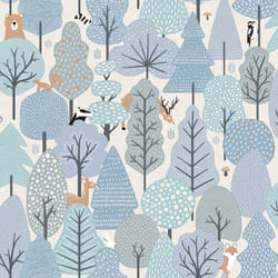 My Kingdom Wild Wood Blue & Cream Muriva M51611
