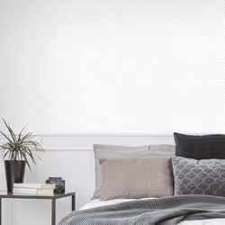 Muriva Ugepa Orbis Geo White Wallpaper M61600