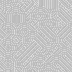 Muriva Ugepa Orbis Geo Grey Wallpaper M59609