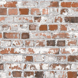 Muriva Loft Brick Red Wallpaper J64528