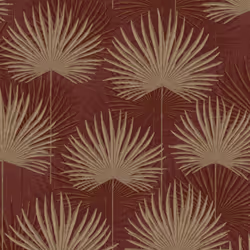 Odyssee Wallpaper Collection Calypso Gold and Red Muriva L93310