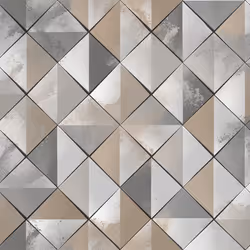 Muriva Pop 3D Geometric Diamond Tiles Wallpaper - Taupe M46709