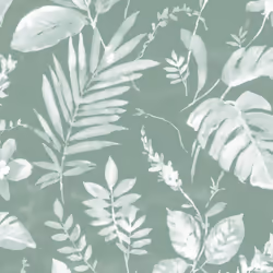 Eden Wallpaper Collection Tane Leaf Green Muriva L98904