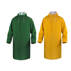 Delta Plus MA305 Rain Mac | Waterproof Raincoat - Green, XL