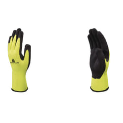 Delta Plus APOLLON VV733 Workshop gloves Black, Yellow Latex, Polyester 1 pc(s)