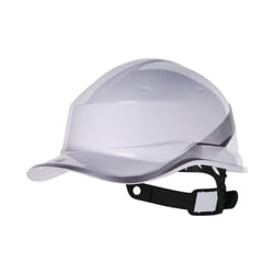 Delta Plus DIAMOND V ABS Baseball Cap Style Safety Hard Hat Helmet (Various Colours) - White