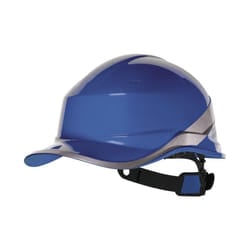 Delta Plus DIAMOND V ABS Baseball Cap Style Safety Hard Hat Helmet (Various Colours) - Blue