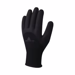 Delta Plus HERCULE VV750 Nitrile Foam Lined Safety Gloves Black (Various Sizes) - 10