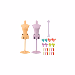 HARUMIKA 40445 Fashion Design for Kids-Craft Your Own Catwalk Looks with This Creative Kit-Double Torso Dreamy Cute Bridal Set-Includes Reusable