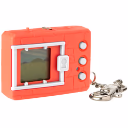 Neon Red Digimon Bandai Digivice Virtual Pet Monster