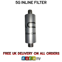 LTE 700MHz 5G Inline TV Aerial Freeview Signal Filter CH48 Stop 5G Interference