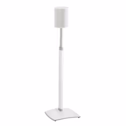 SANUS WSSE1A1 White Single Height-Adjustable Speaker Stand For Sonos Era 100
