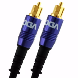 Van Damme VDC Toslink Plug to Plug Optical Cable Range 3 Metres in Purple