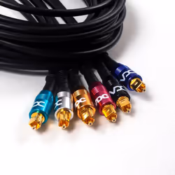 Van Damme VDC Toslink Plug to Plug Optical Cable Range 7 Metres in Red