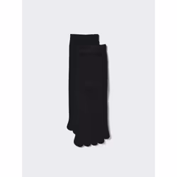 Uniqlo Japan Finger Half Socks - 09 BLACK/2527