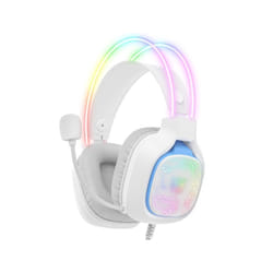 ONIKUMA X22 USB + 3.5mm Colorful Light Wired Gaming Headset with Mic, Cable length: 1.8m(White)