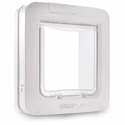 Sure Petcare SureFlap Microchip Pet Door for Cats & Small Dogs with Curfew Timer, Compatible with RFID Collar Tags and Microc ...