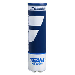 Team All COURT x 4 Balls, Unisex, Adults, Yellow (Black), One Size
