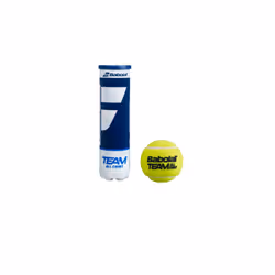 Team All COURT x 4 Balls, Unisex, Adults, Yellow (Black), One Size