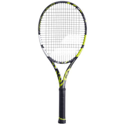 Babolat Pure Aero Tennis Racquet - Strung with 16g White Babolat Syn G
