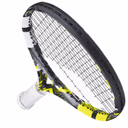 Babolat Pure Aero Team Tennis Racquet - Strung with 16g White Babolat