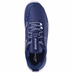 Babolat Men's SFX Evo All Court Tennis Shoes  Dark Blue/White (Men's US Size 9)