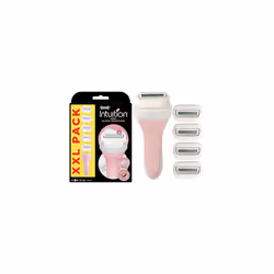 WILKINSON SWORD - Intuition Ultra Moisture For Women | No Shave Gel Needed | Razor Handle + 5 Blade Refills