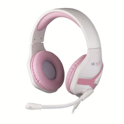 Konix Geek Girl Crystal Headset Wired Head-band Gaming Pink, White