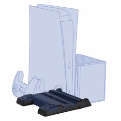 Konix Spaceship PS5, Docking station, PlayStation 5, Black
