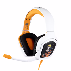 Konix Naruto 80381117963, Wired, Gaming, 20 - 20000 Hz, 494 g, Headset, Black, White, Yellow