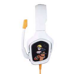 Konix Naruto 80381117963 headphones/headset Wired Head-band Gaming Black, White, Yellow