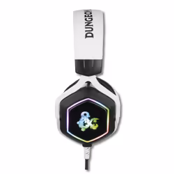 Konix 82381120335 headphones/headset Wired Head-band Gaming USB Type-A Black, White