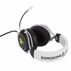 Konix 82381120335 headphones/headset Wired Head-band Gaming USB Type-A Black, White