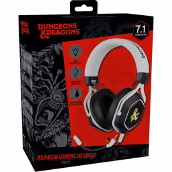 Konix 82381120335 headphones/headset Wired Head-band Gaming USB Type-A Black, White - Additional view 4