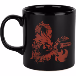 Konix 78441120353, Single, 320 L, Black, Red, Ceramic, Mug, Universal