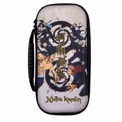 Konix Jujutsu Kaisen Beige Carry Bag Switch, Hardshell case, Nintendo, Beige, Black, Polyvinyl chloride (PVC), Nintendo Switc ...