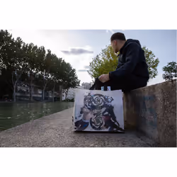 Konix Jujutsu Kaisen Beige Shopping Bag - Additional view 4